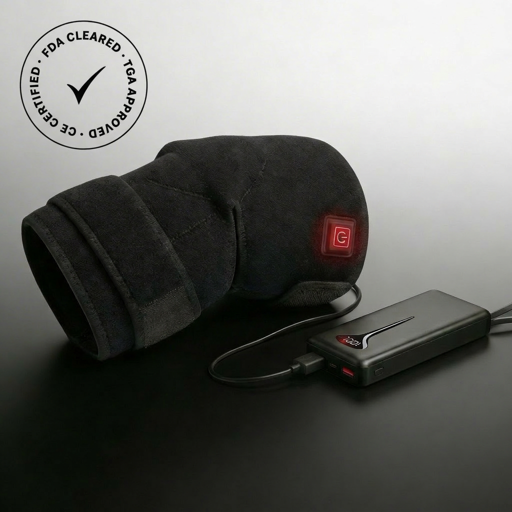 Pulse™ Large Area Red Light Therapy Knee Brace with Vibration